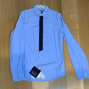 NWT Lapin House Luxury Blue Button-Down Shirt